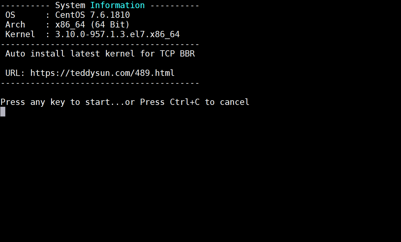 一键安装谷歌BBR教程 – TCP加速工具-梯子教程